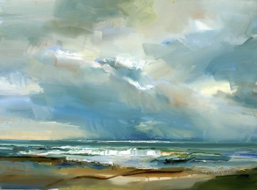 風景 Painting - 抽象的な海景008